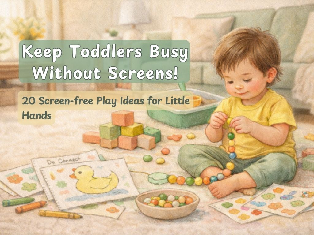 20 Ways to Entertain Toddlers without Screens: Tips for Parents