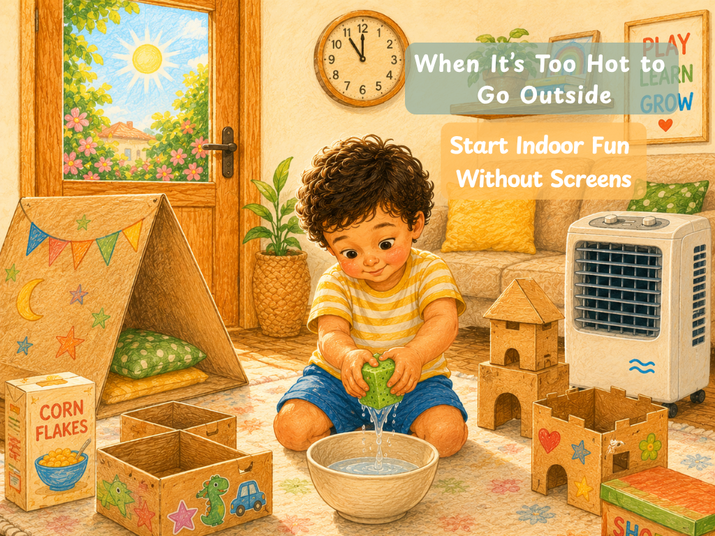 Indoor Toddler Activities during Summer: To Replace Screen Time