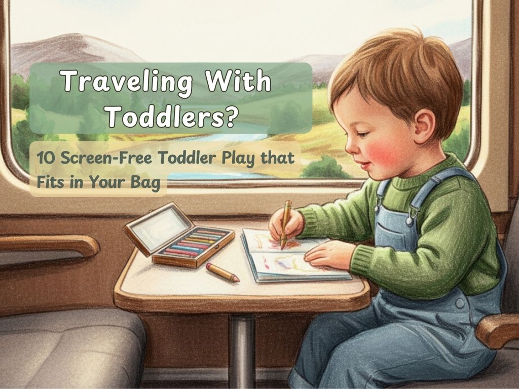 Screen Free Travel Activities for Toddlers: No-Prep Ideas That Fit in Your Bag