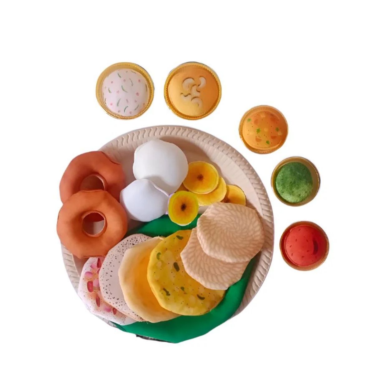 South Indian Pretend play food in fabric