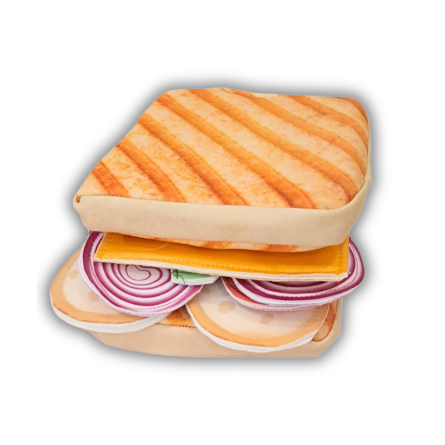 Sandwich Pretend Play Set in Fabric (35 Pcs) | The SmallWonderLand