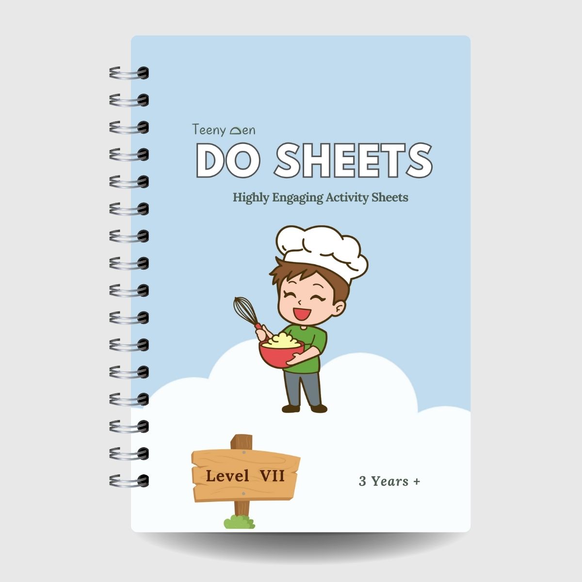 Front cover of Teenyden's Do sheets Level7 book with visual perception activities suitable for age 3 to 4