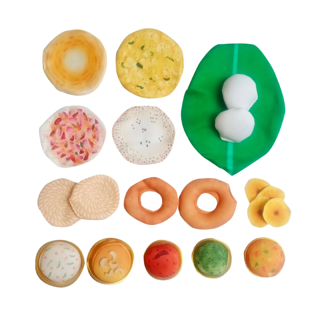South Indian Pretend Food Set Small | 20 Pcs | The SmallWonderLand